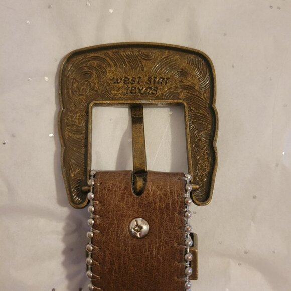 Leather Cowgirl Belt - Picture 2 of 11